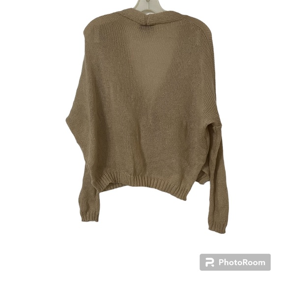Wooden Ships Paola Buendia Cardigan Tan/Cream Size XS - Picture 2 of 6